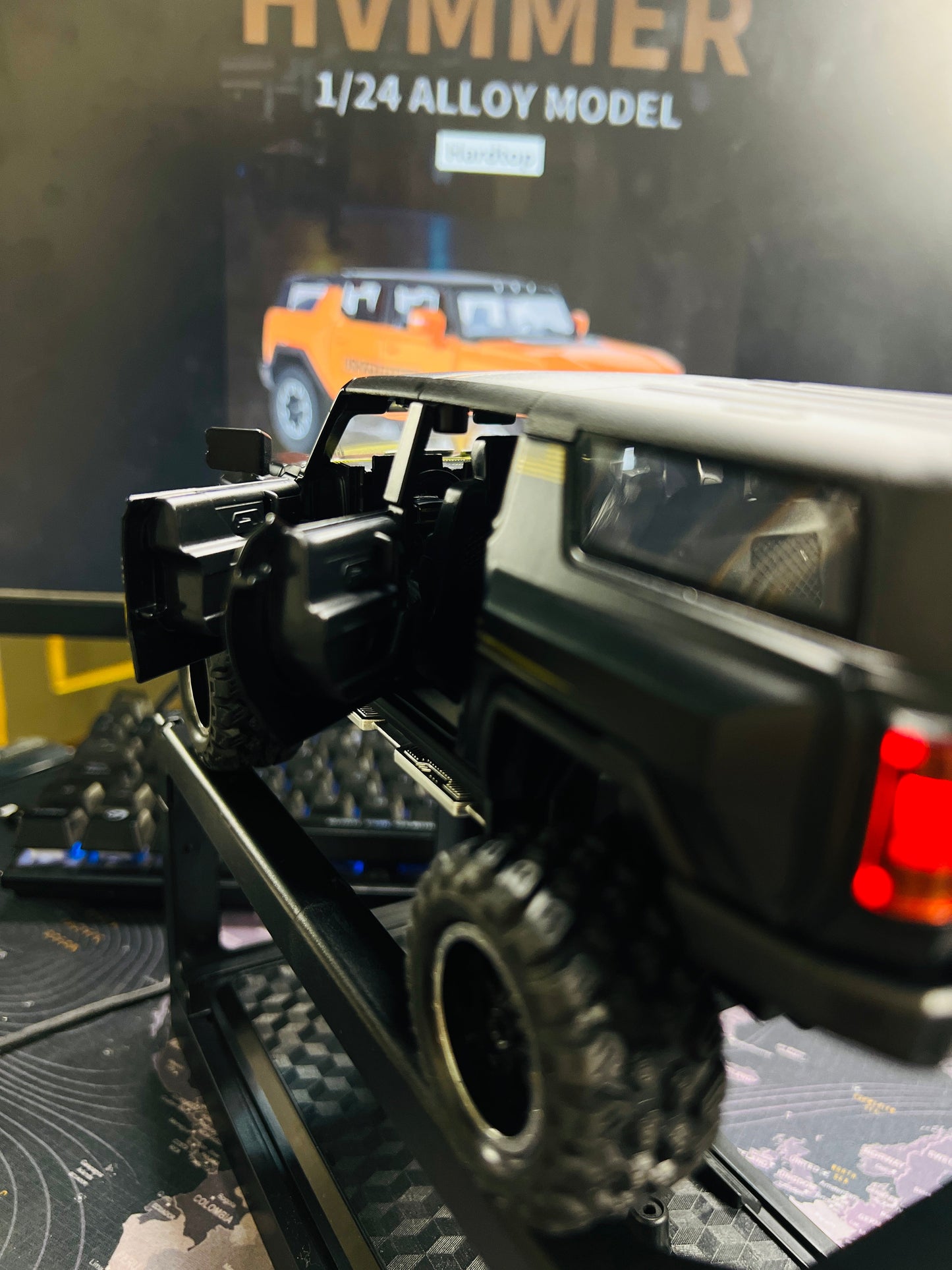 1:24 HUMMER EV Car Alloy Model Diecasts Metal Off-road Vehicles